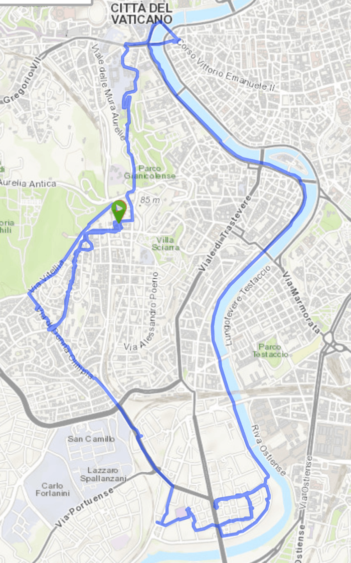 Map of route on 2023-05-23