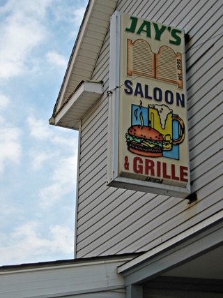 Jay's Saloon and Grille sign