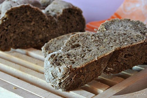 Bread with grano arso