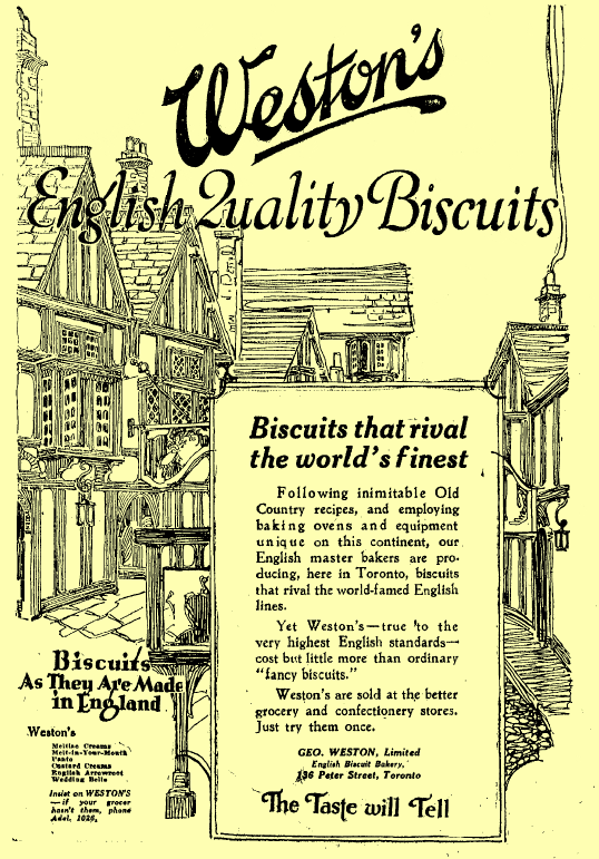 Biscuit advertisement