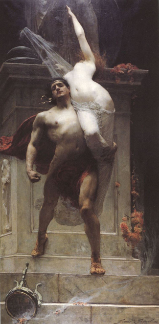 Painting: Ajax (the beast) and Cassandra, by John Joseph Solomon