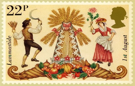 Stamp depicting Lammastide