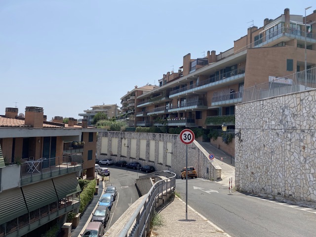 The buildings at the location