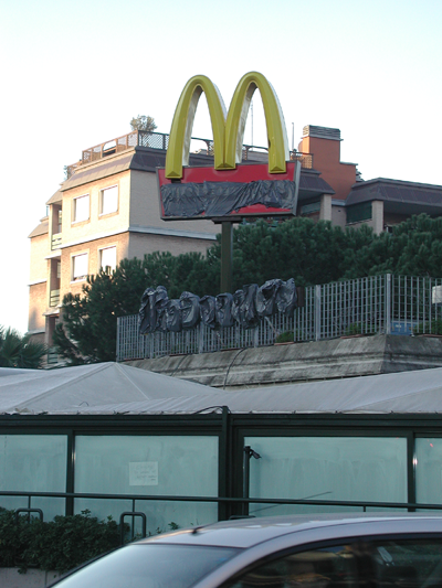 McDonalds shrouded